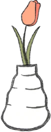 イラスト:花瓶